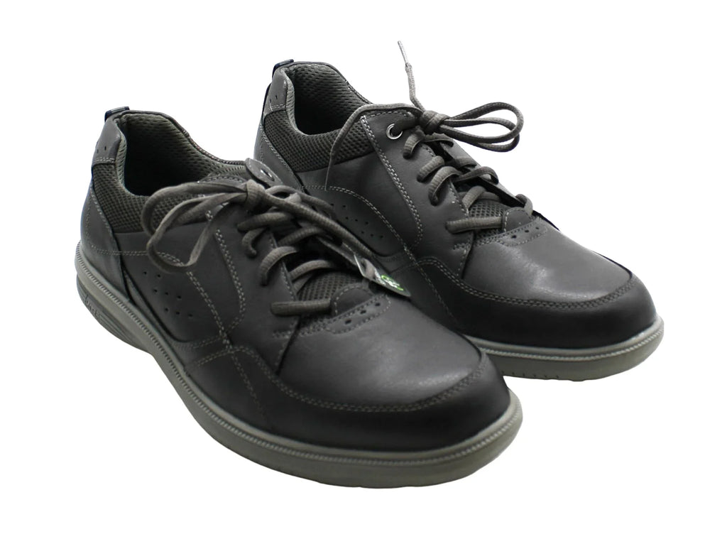 Nunn Bush Men's Kore Walk Medium/Wide/X-Wide Moc Toe Oxford Shoes (Charcoal)