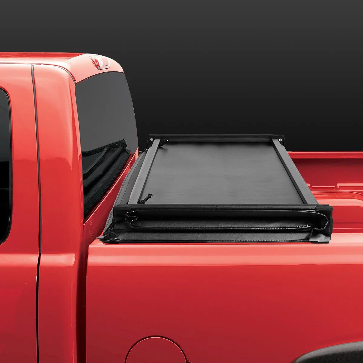 DNA Motoring TTC-TRISOFT-045 For 2005 to 2021 Nissan Frontier 5' Bed Fleetside Adjustable Tri -Fold Soft Top Trunk Tonneau Cover