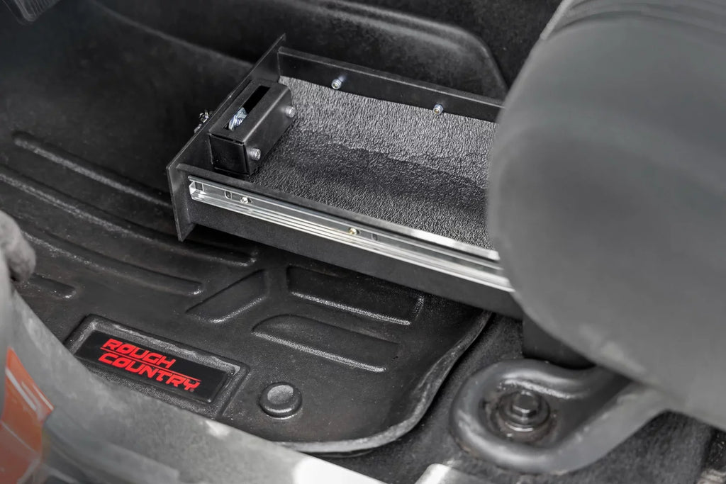Rough Country Under Seat Lock Box for 2007-2018 Jeep Wrangler JK/JKU - 99035
