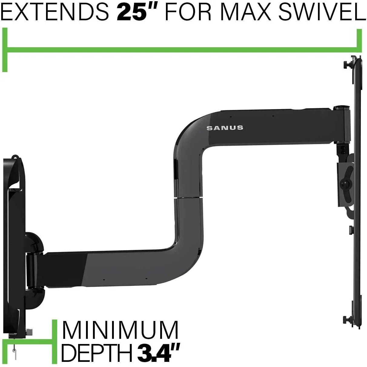 75-Inch Class Neo QLED 8K QN900B Series Mini LED Quantum HDR 64x Smart TV with a Sanus VLF525-B1 Full-Motion Premium Mount for 50"-82" Flat Monitor TV's (2022)