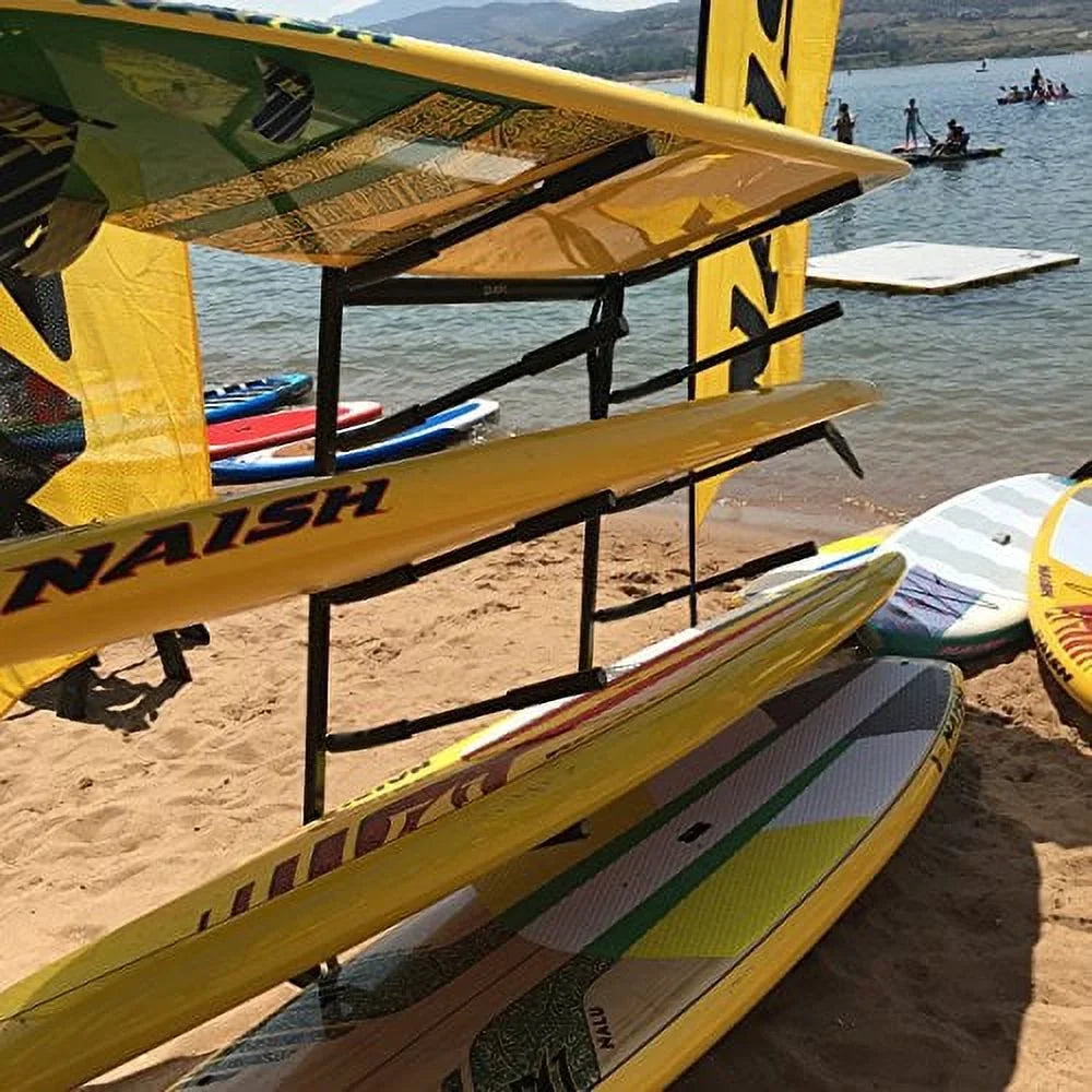 Glacik 5 Tier Freestanding Rack for SUP and Surf Storage Stoneman Sports, G-210, Bronze
