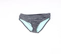 prAna Ramba Size Small (S) Hipster Mid Rise Bikini Bottom Black Stripe W3RAMB113