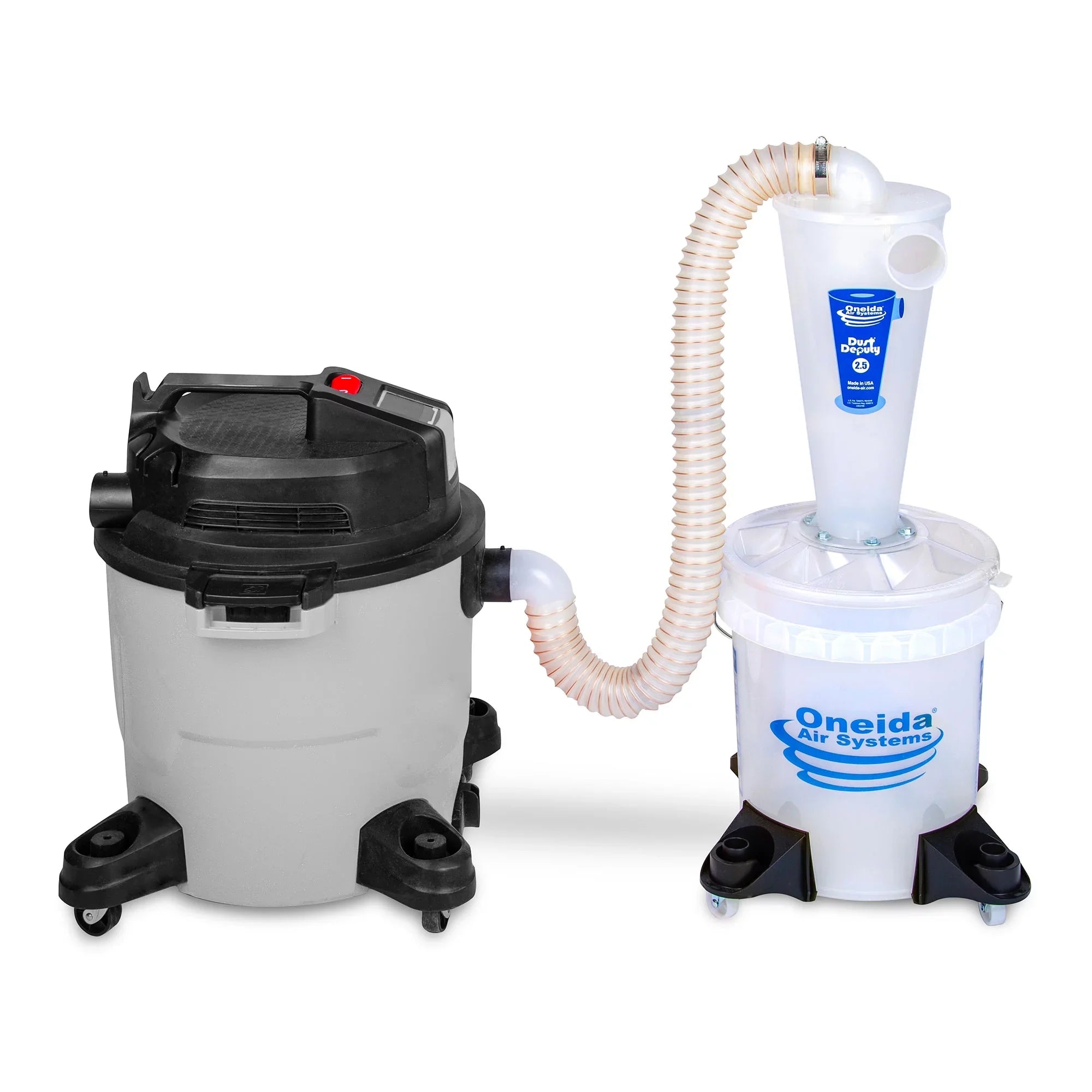 Oneida Air Systems Dust Deputy 2.5 Deluxe All Clear Cyclone Separator Kit