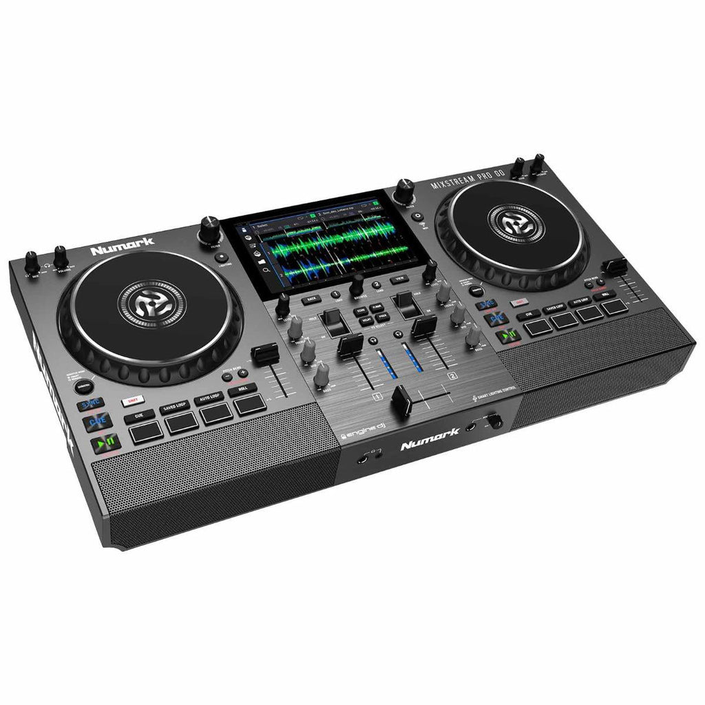 Numark Mixstream Pro Go Battery-Powered Standalone Streaming 2-Channel DJ Controller