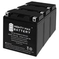 YTX14-BS Battery Replaces BMW F800ST GS, GT, R, ADV 07, 17-18 - 3Pack