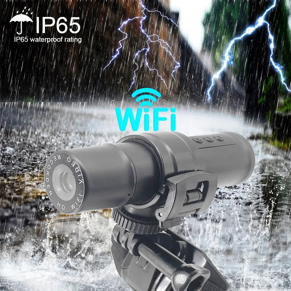 OWSOO Motorbike 1080P Sports Action Recorder Liquid DVR Video Cam WiFi Connection for Bike Motorcycle Electric Bike