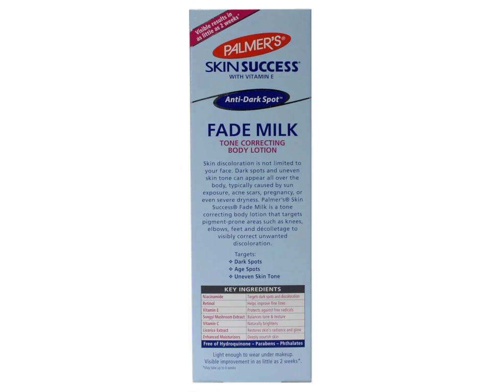 Palmer's Skin Success Anti-Dark Spot Fade Milk Body Lotion 8.5 fl oz Pack of 4