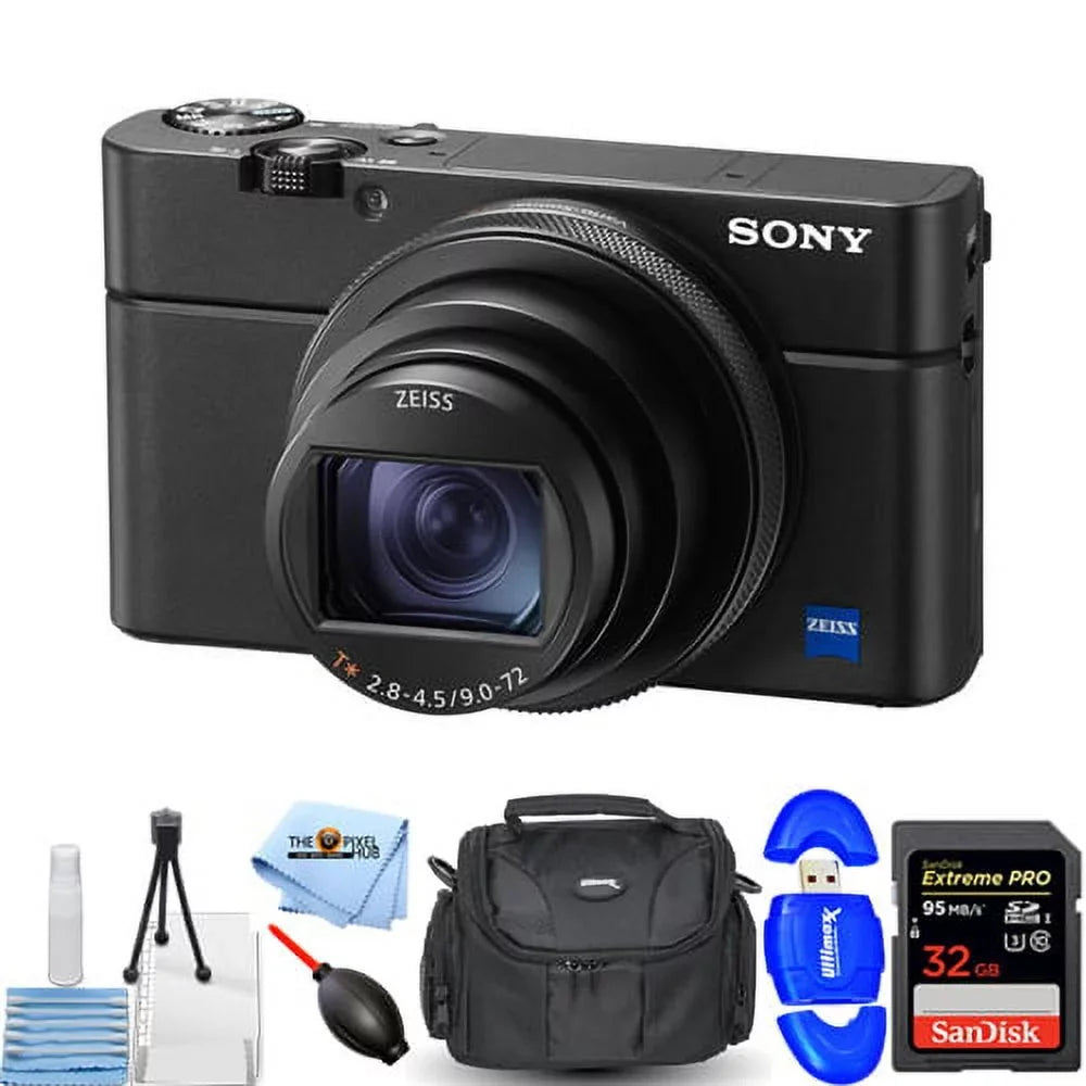 Cyber-shot DSC-RX100 VI 20.1MP Digital Camera - 7PC Accessory Bundle