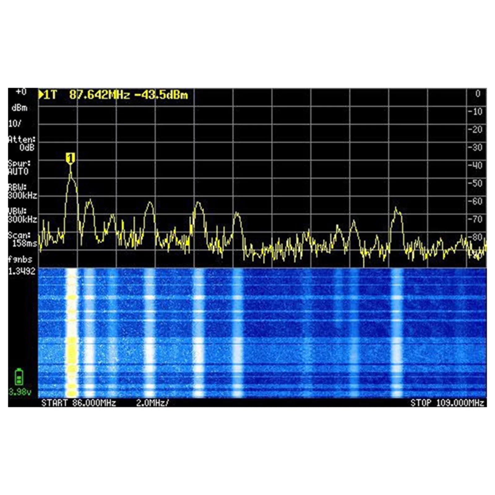 For TinySA ULTRA Handheld Tiny Spectrum Analyzer 4" LCD Touch 100K-5.3GHz