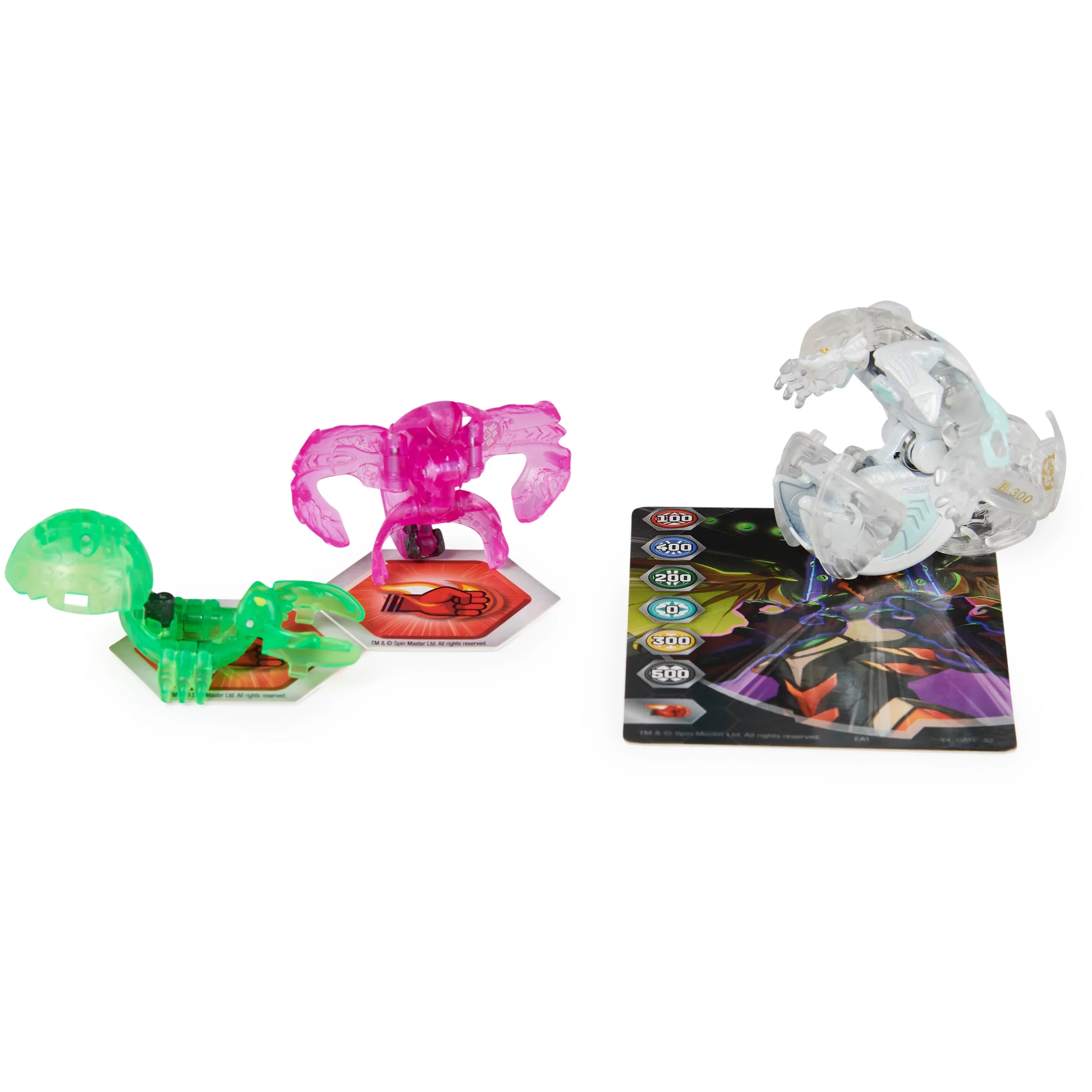 Bakugan Evolutions, Wrath with Nano Echo and Clutch Platinum Power Up Pack