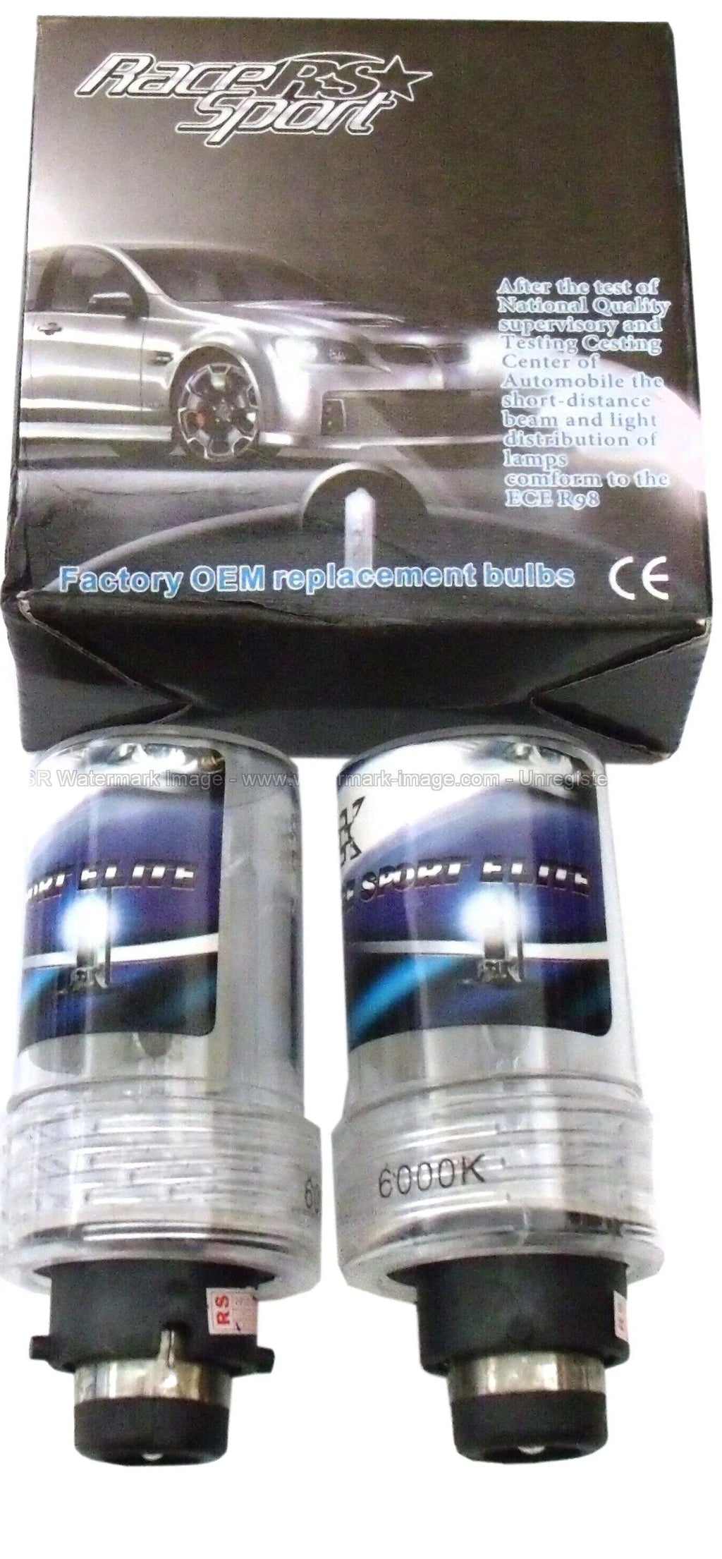 Race Sport D4-6K-SB-RB Replacement Bulb, Pair
