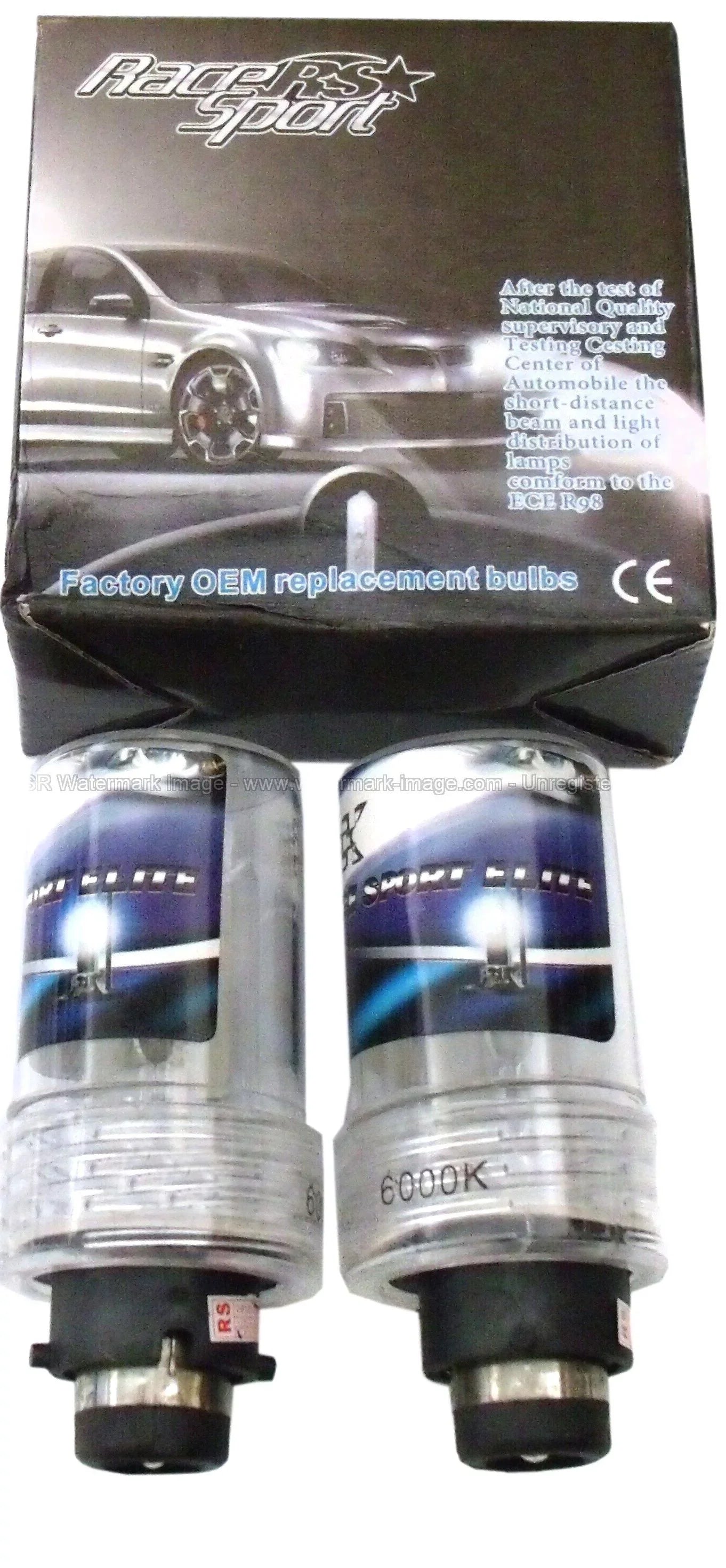 Race Sport D4-6K-SB-RB Replacement Bulb, Pair