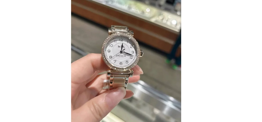 COACH MADISON 14502397 GOLD STAINLESS STEEL WHITE DIAL WOMEN'S WATCH