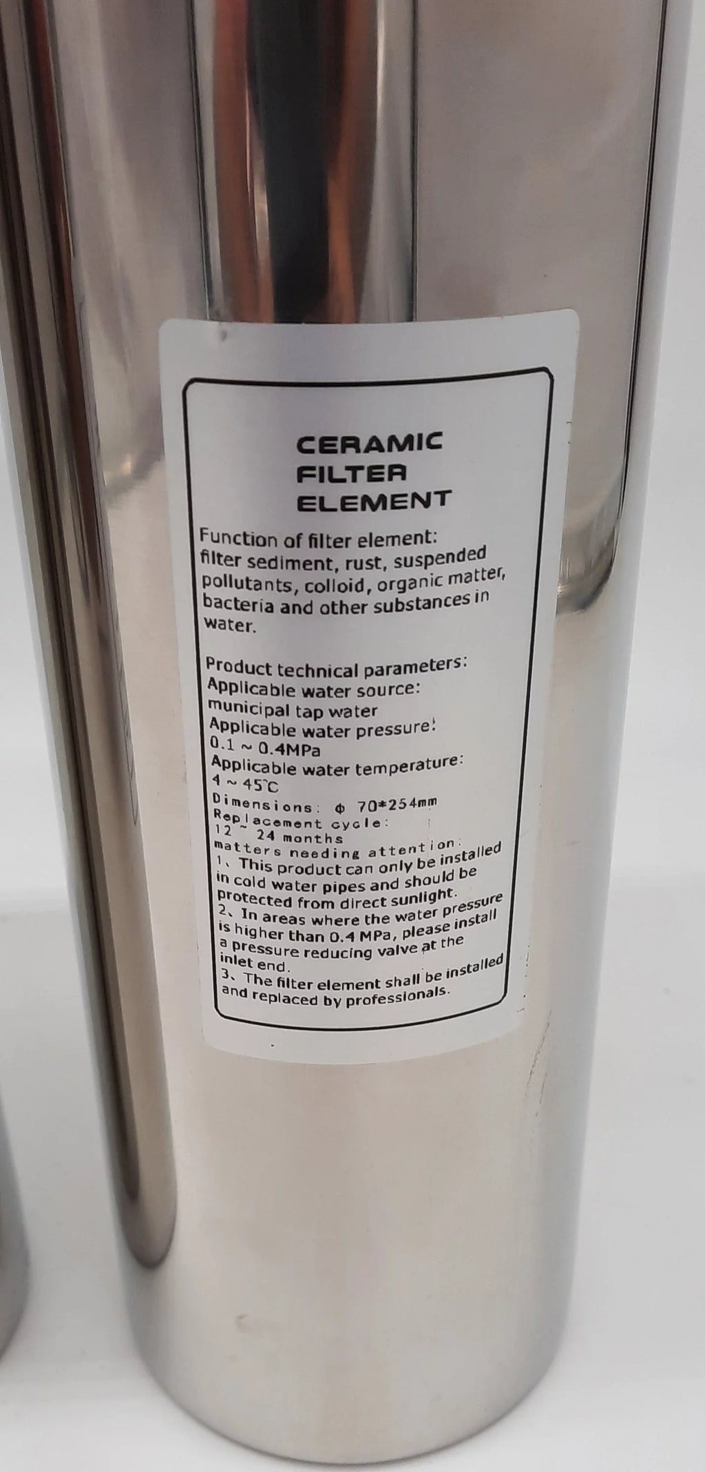 Marine Potable Fluid Ultra filtration 3 stages system stainless steel