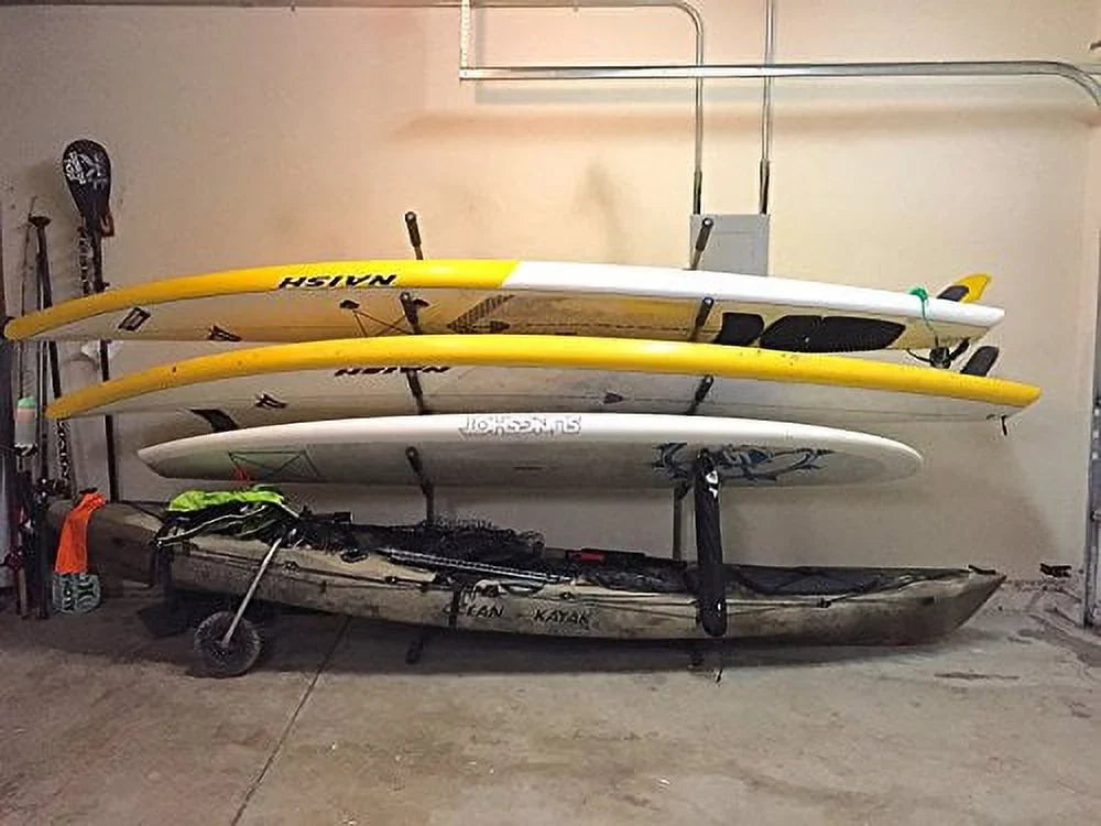 Glacik 5 Tier Freestanding Rack for SUP and Surf Storage Stoneman Sports, G-210, Bronze