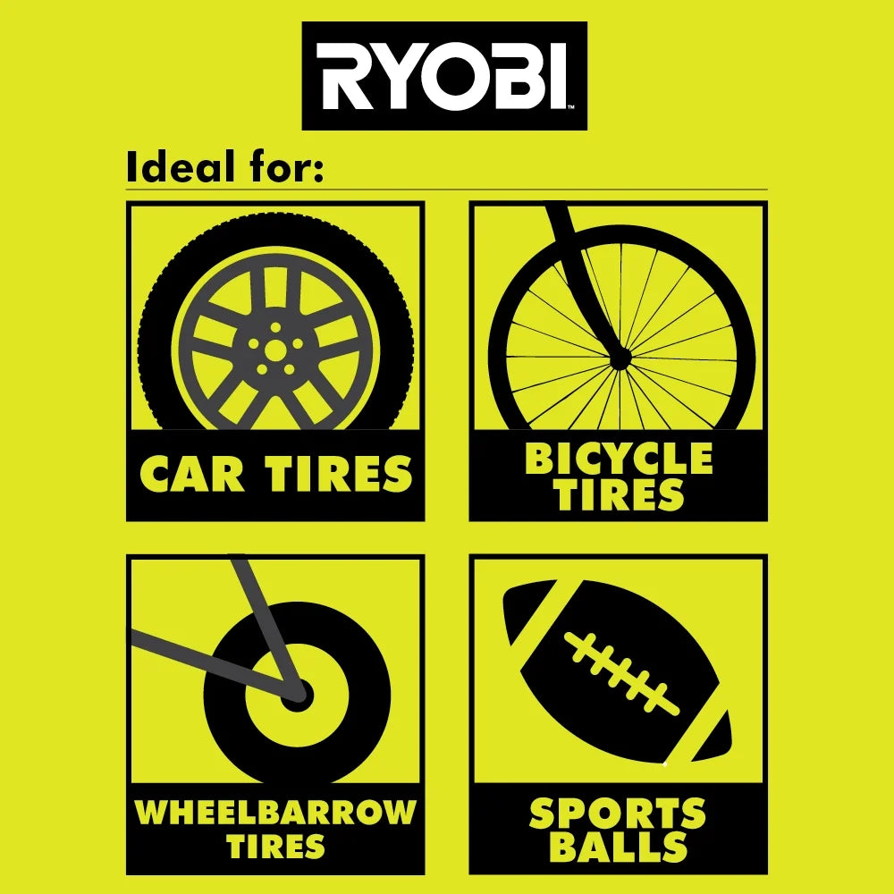 Ryobi One+ 18V High Pressure Digital Inflator (Tool Only)