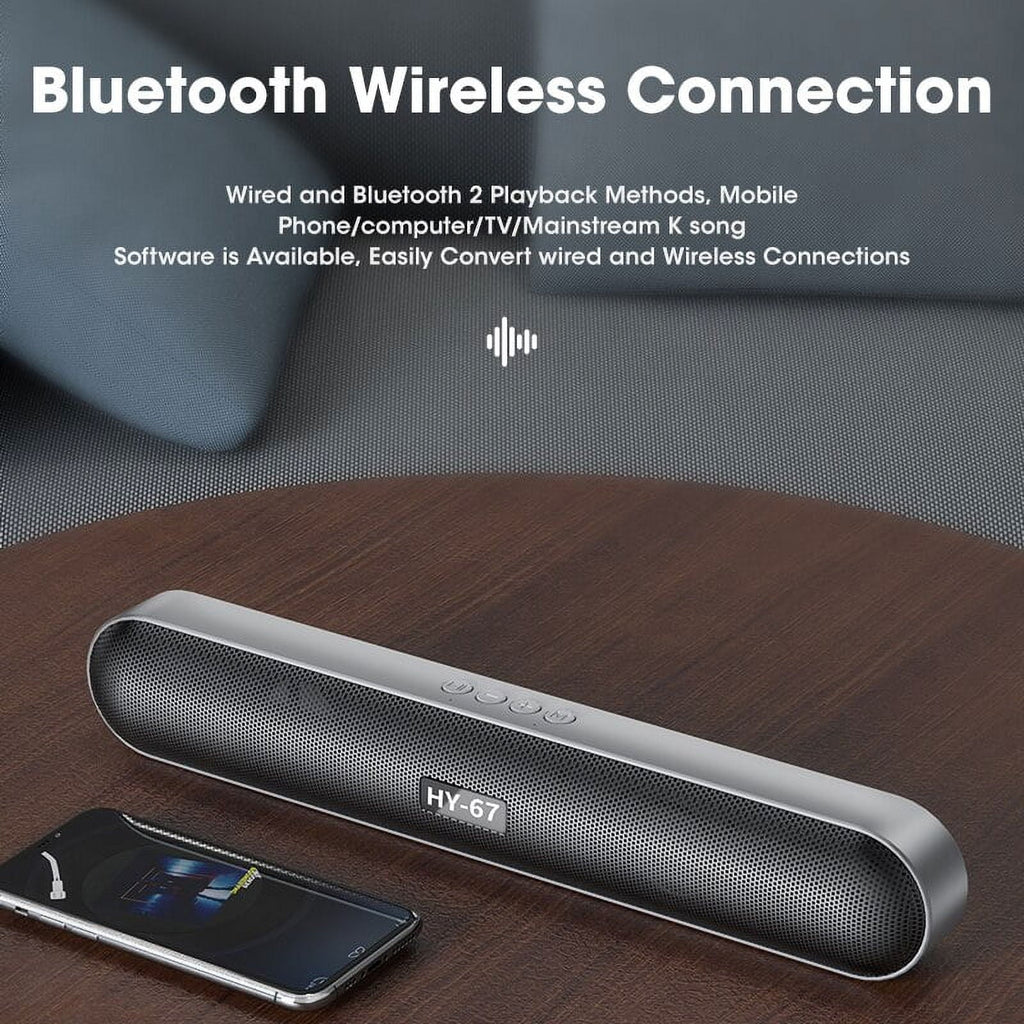 6D Surround Bluetooth Speaker Stereo Subwoofer Home Wireless Computer Sound Bar