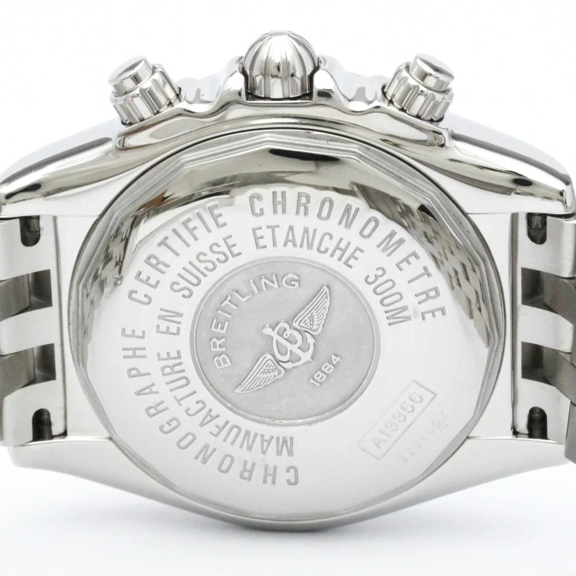 Pre-Owned Polished BREITLING Chronomat Evolution Steel Automatic Watch A13356 BF563347 (Good)