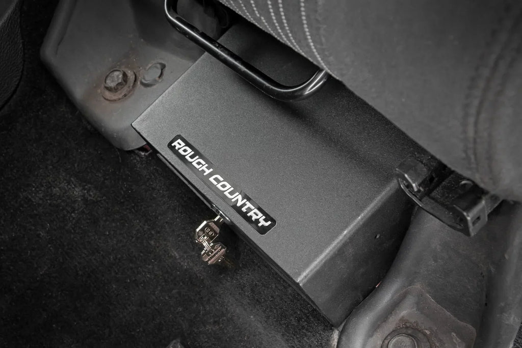 Rough Country Under Seat Lock Box for 2007-2018 Jeep Wrangler JK/JKU - 99035