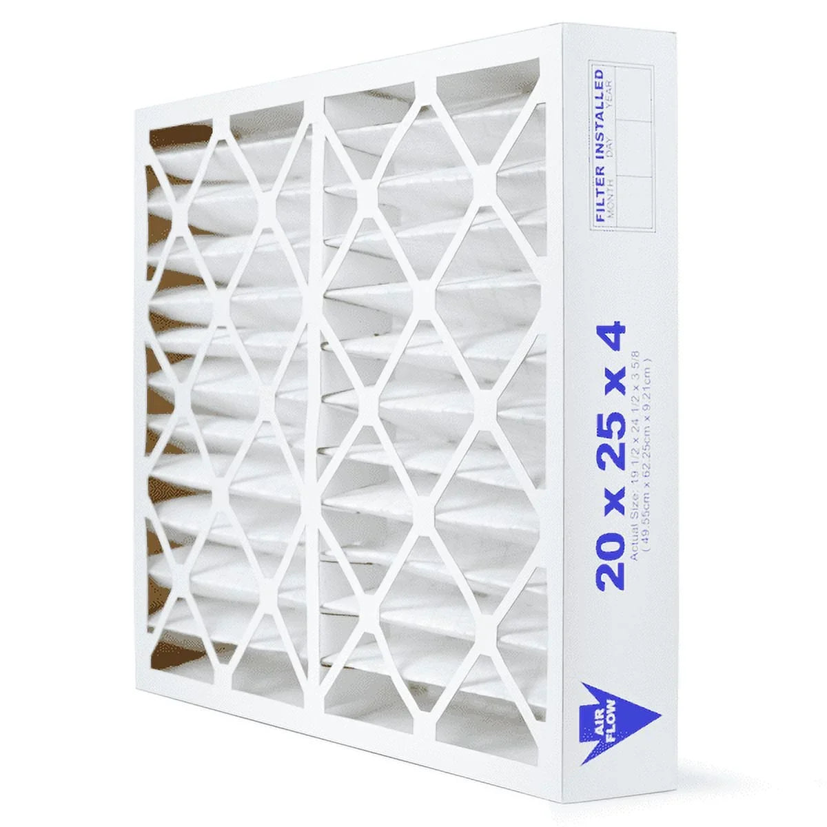 AIRx Filters 20x25x4 Air Filter MERV 13 Pleated HVAC AC Furnace Air Filter, Health 6-Pack, Made in the USA