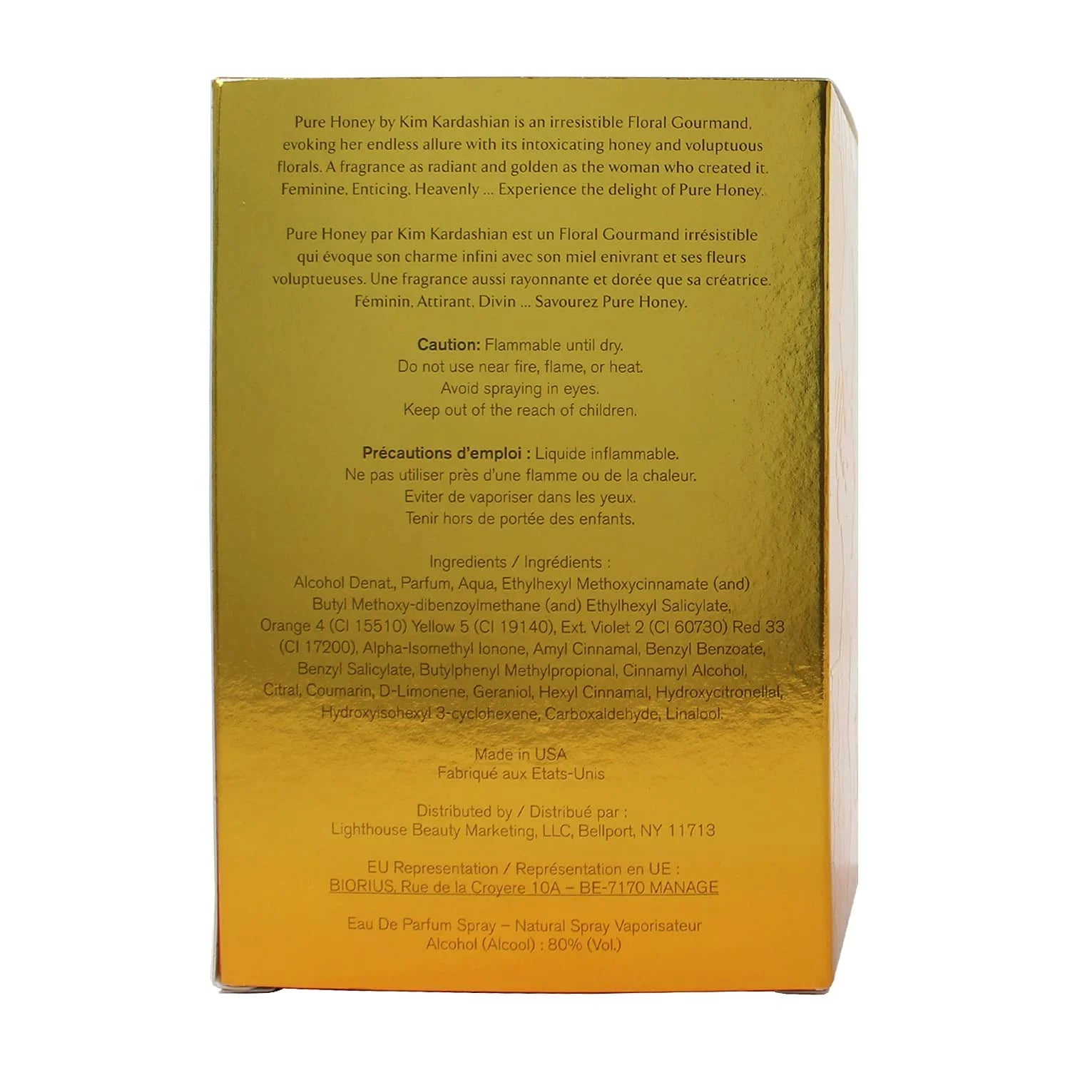 Pure Honey FOR WOMEN by Kim Kardashian - 3.4 oz EDP Spray