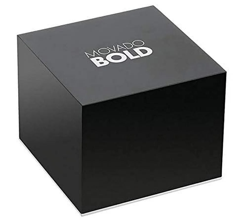 Movado Bold Fusion Swiss Ion-Plated Gold Steel Case, Silicone strap Men's Watch