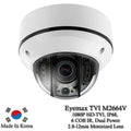 Eyemax Storm Series TVI-M2664V 1080P HD-TVI Vandal DOME IR Camera 2.8-12mm Dual Power, Motorized ( Made In Korea )