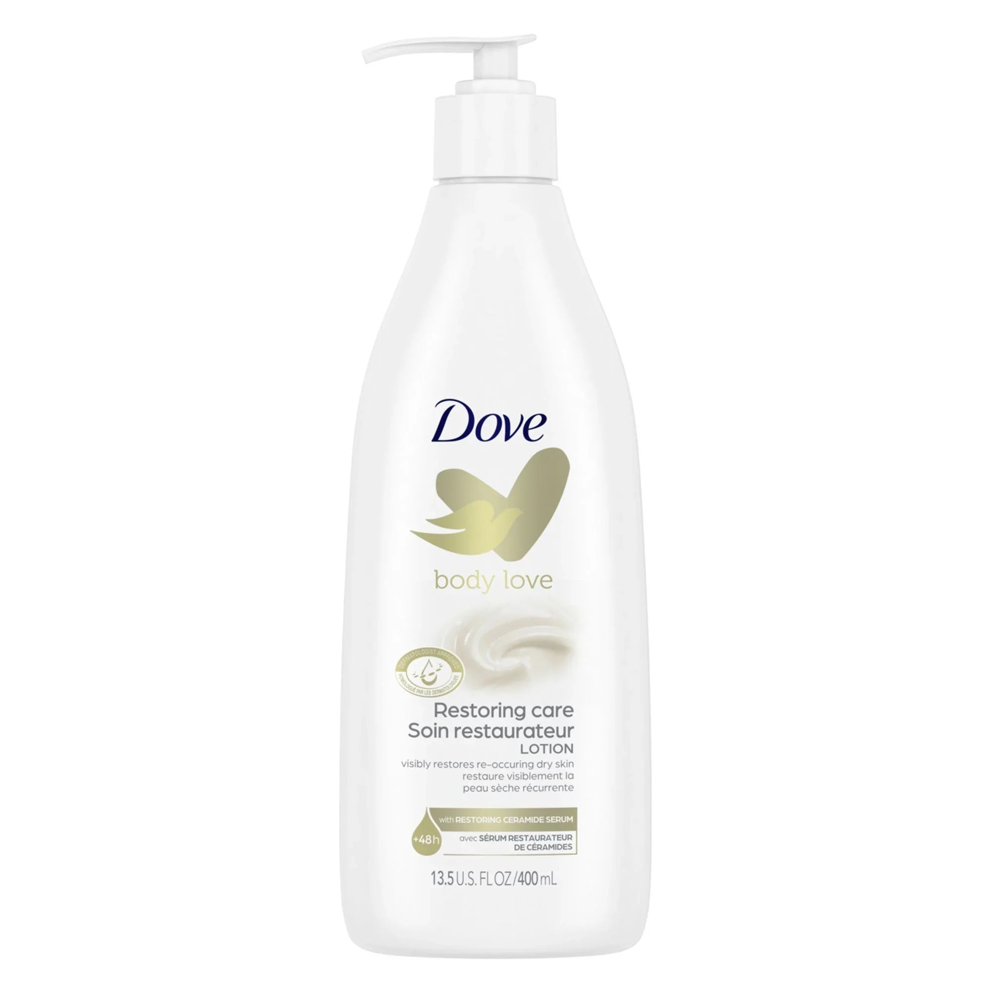 Hand and Body Moisturizer Dove Body Love Restoring Care 13.5 oz. Pump Bottle Scented Lotion (EA/1)