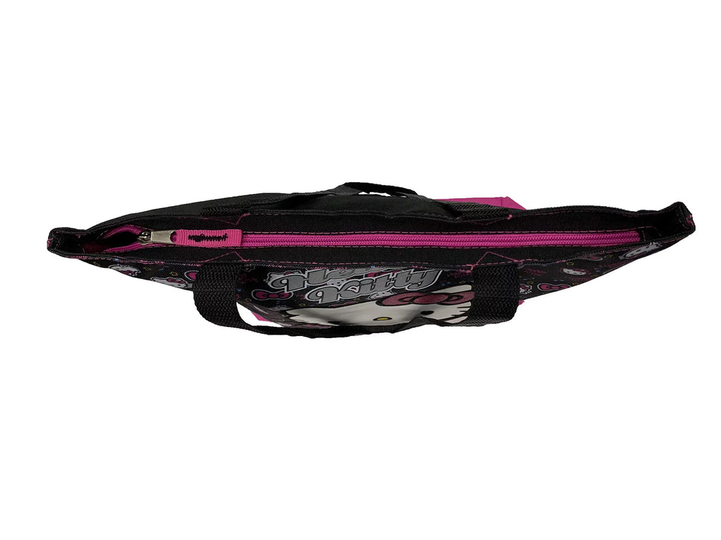 Tote Bag - Hello Kitty - Pink Bow Black New 821309
