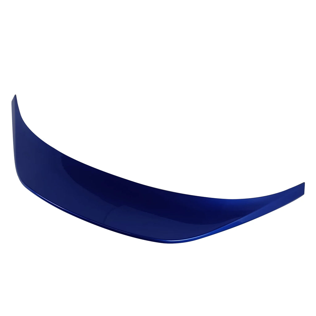 Ikon Motorsports Roof + Trunk Spoiler Compatible With 2022-2023 Subaru BRZ Toyota GR86, Painted #K7X Wr Blue Pearl/World Rally Blue ABS V Style Rear Window Visor Wing + TRD Style Trunk Spoiler