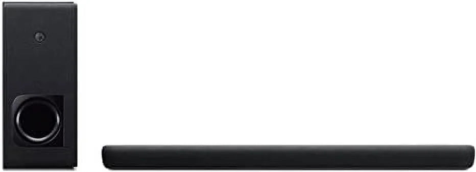 Open Box Yamaha Sound Bar with Wireless Subwoofer Bluetooth ATS-2090 Black NO REMOTE