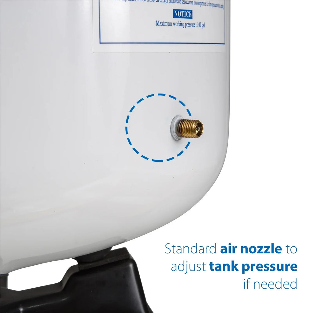 iSpring T55M 5.5 Gallon Residential Pre-Pressurized Fluid Storage Tank for Reverse Osmosis (RO) Systems