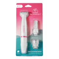 PALMPERFECT Total Grooming System, 3 Interchangeable Heads, Liquid Resistant, Female Electric Shaver