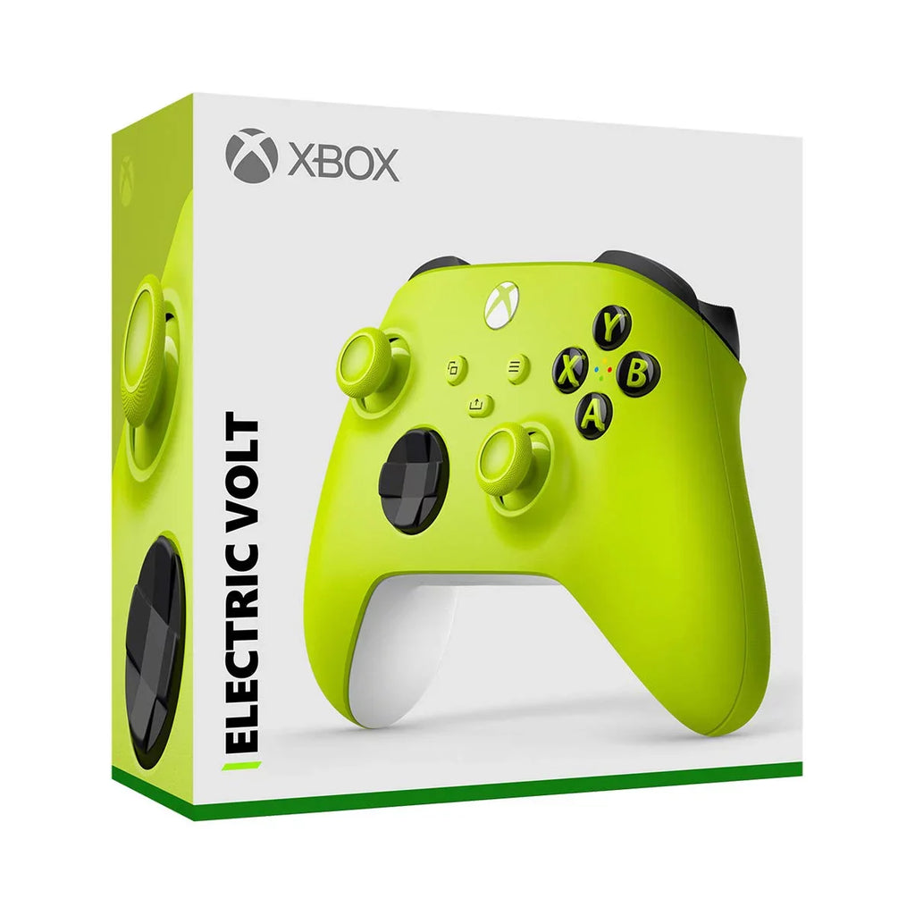 Xbox Series S 512GB Digital Console with Extra Wireless Controller - Electric Volt - Powerpack Battery/Charge Cable Bundle with Microfiber Cleaning Cloth