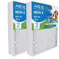 16x20x4 Air Filter MERV 8 Comparable to MPR 700 & FPR 5 Compatible with Bryant Carrier FILXXFNC-0017 Premium USA Made 16x20x4 Furnace Filter 2 Pack by AIRX FILTERS WICKED CLEAN AIR.