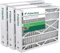 Filterbuy 20x25.25x3.5 MERV 8 Pleated HVAC AC Furnace Air Filters for Aprilaire Space-Gard 102/2120 (3-Pack)