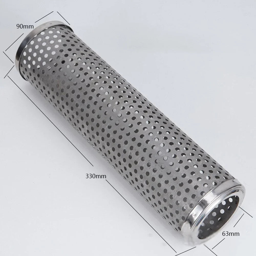 moobody Stainless Steel Net Tube Camping Heating Stoves Chimney Accessory, Portable Tent Firewood Stove Chimney Bent and Straight Tube, for Camping