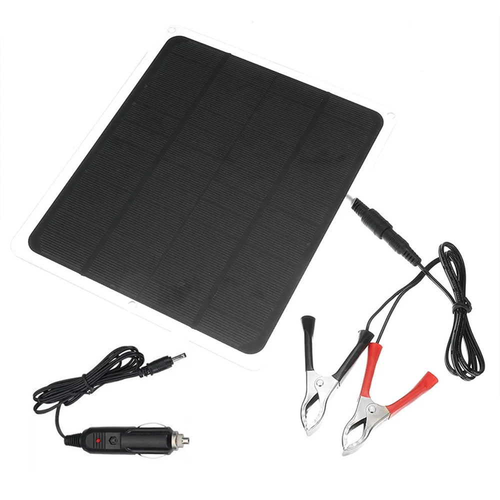 Dcenta Solar Panel 20W for Camping Hiking Portable Recharger Car Light Fan