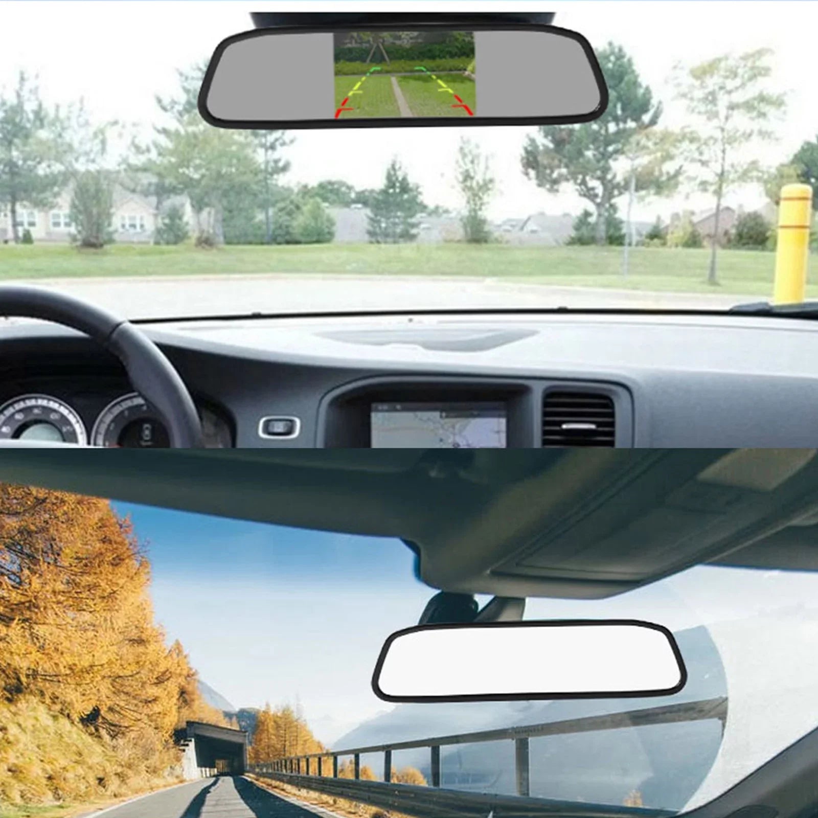 2-DAY Mad Hornets Universal 170 Camera + 5.0" TFT LCD Car Mirror Monitor Kit Vehicle System