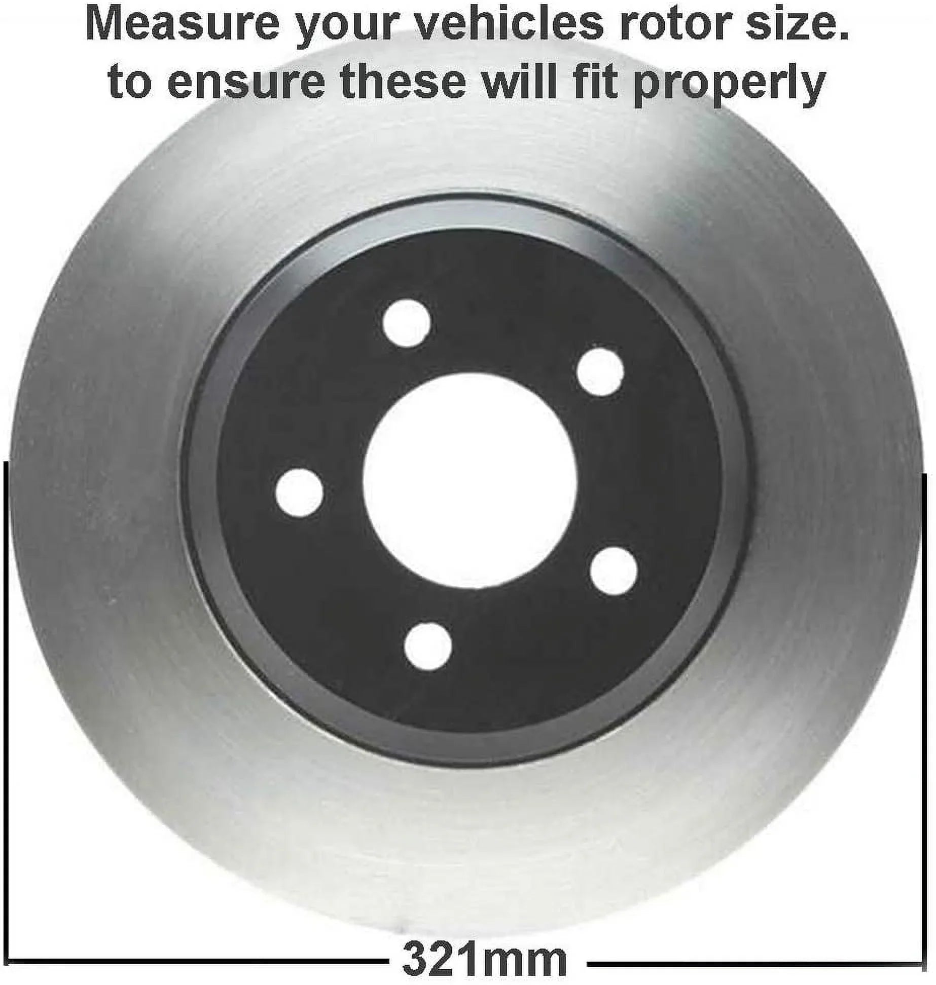 Detroit Axle - Front Brakes Kit for Chevrolet Equinox Impala Malibu Limited Buick Regal LaCrosse GMC Terrain Saab 9-5 Disc Brake Rotors Ceramic Brakes Pads : 12.64'' Rotor
