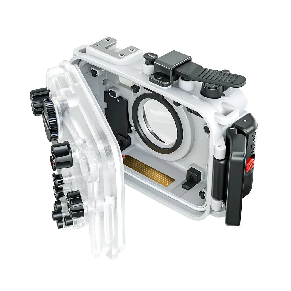 GoolRC TG 7 Camera Housing Case, Fluid 60m Diving Protective Case with Adapter