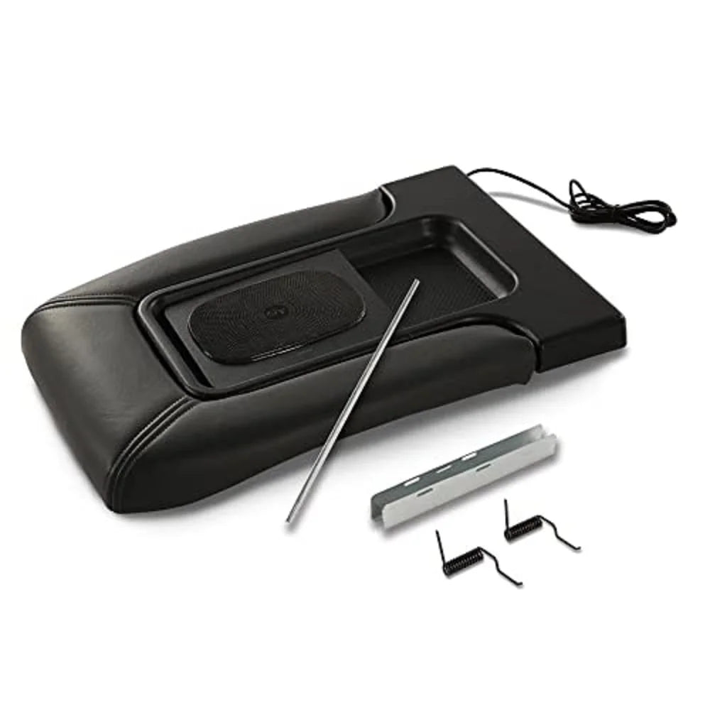 G-Plus Center Console Lid Fit for 1999-2007 Chevy Silverado Suburban Tahoe GMC Sierra Yukon Gray