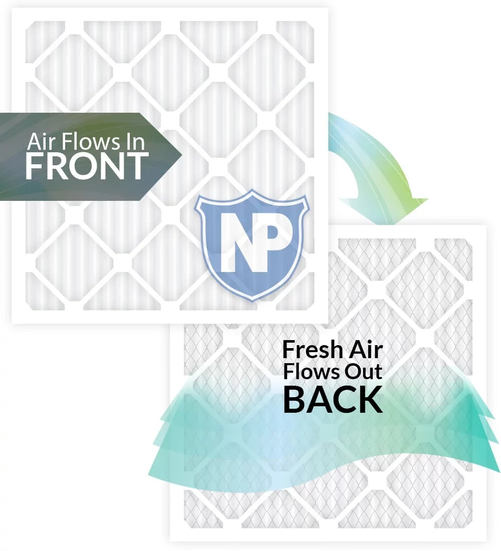Nordic Pure 18x24x2 Pleated MERV 10 Air Filters 3 Pack