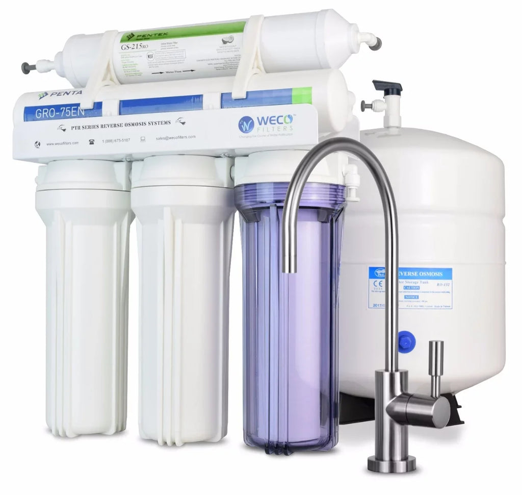 WECO VGRO-75GS-215RO High Efficiency Reverse Osmosis Drinking Fluid Filtration System