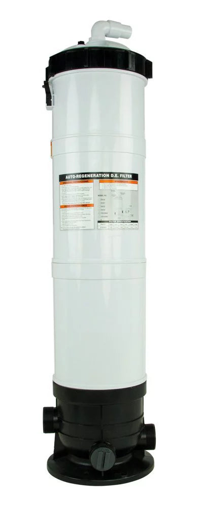 Rx Clear DE Element In-Ground Swimming Pool Filter System with 1 Pump