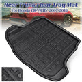 1pcs Cargo Liner Mat for Honda CR-V CRV 2007-2011 Boot Rear Trunk Floor Tray Fluid All Weather, Black