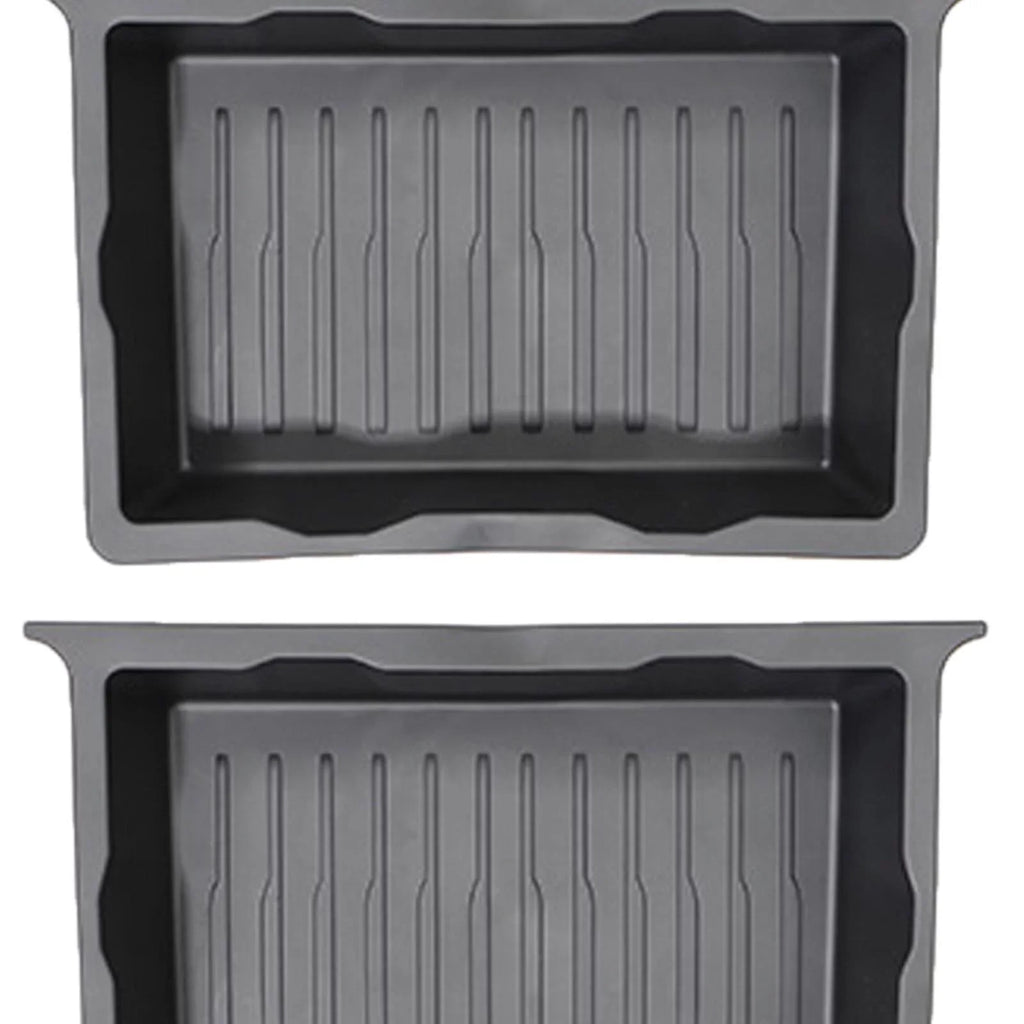 Under Seat Storage Box Underseat Hidden Storage Tray for 2pcs