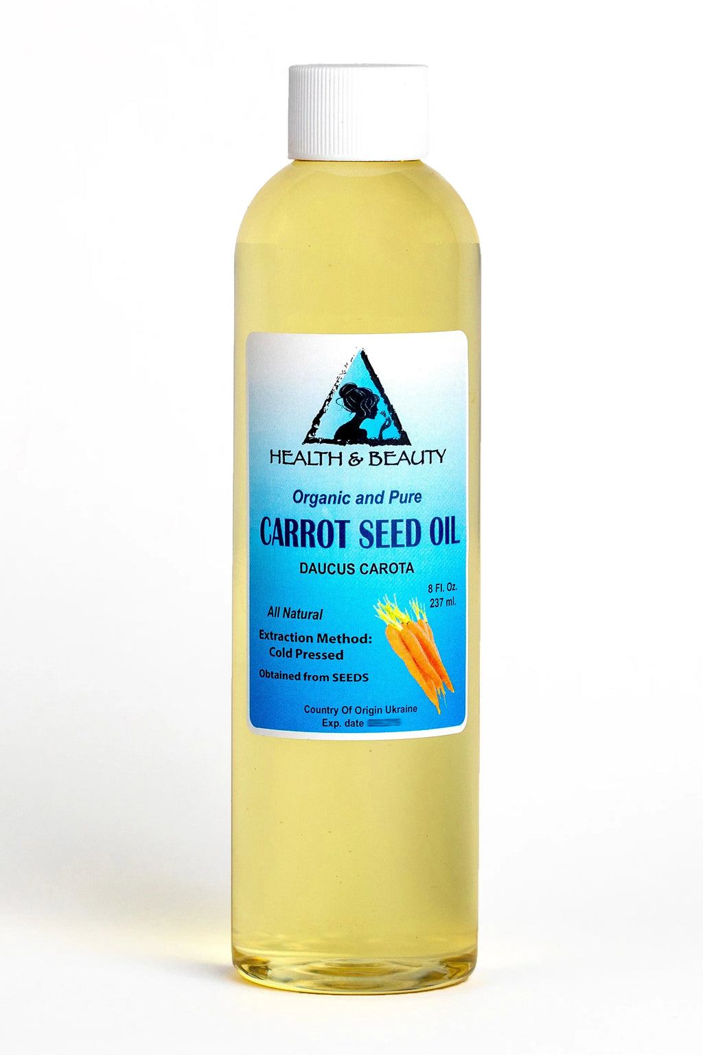 Carrot Seed Oil Organic Carrier Cold Pressed Premium Fresh 100% Pure 8 oz