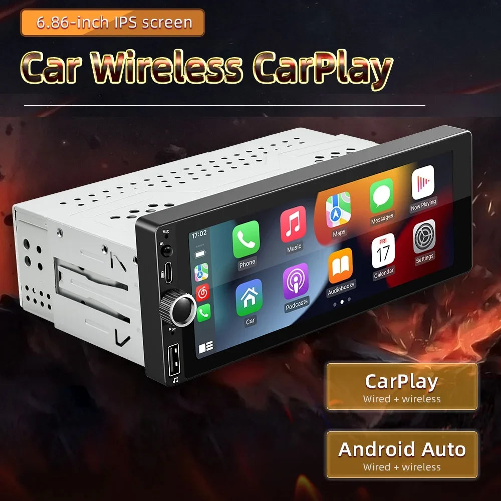 GoolRC Car GPS navigator,13 Car Auto Support Android Auto Stereo 6.86 Inch 13 Radio Rear Camera Wifi/bt Android Car Wifi/bt Android 13 Car Stereo Auto Wifi/bt Radio Mirror 6.86 Inch Mirror Link Buzhi