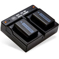 BM 2 NP-FW50 Batteries and Dual Charger for DSC-RX10 II, III, IV Alpha 7 a7 A7 II a7R A7s II a3000 a5000 a6000 A6100 a6300 a6400 a6500 Cameras